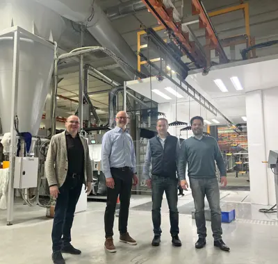 Bezoek OTNI GmbH aan Efté Coating