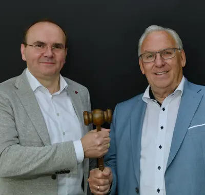 Feestelijk afscheid van John Kamp